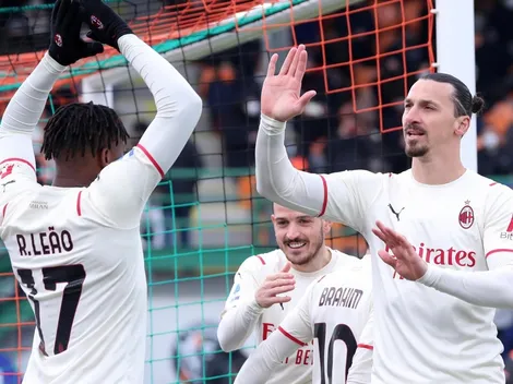 AC Milan goleó a Venezia y pone presión a Inter