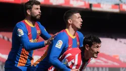 Piqué y Lenglet, dos de los actuales defensores de Barcelona.