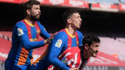 Piqué y Lenglet, dos de los actuales defensores de Barcelona.