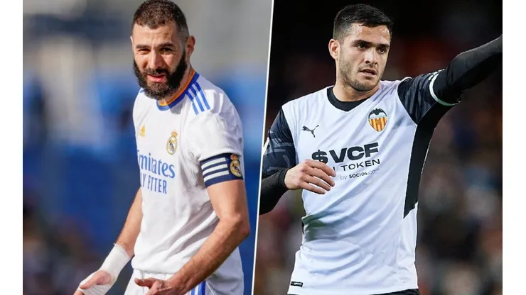 Real Madrid y Valencia se ven las caras en el Bernabéu.