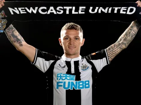Trippier 'hizo un Higuaín' en su presentación con Newcastle