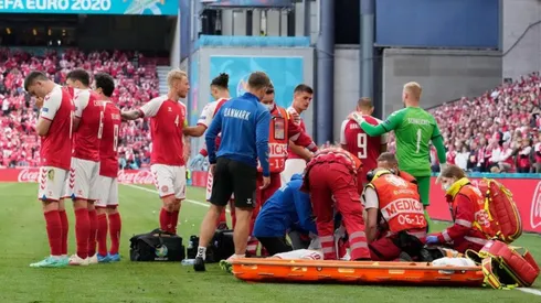 La imagen de Eriksen que preocupó al mundo.