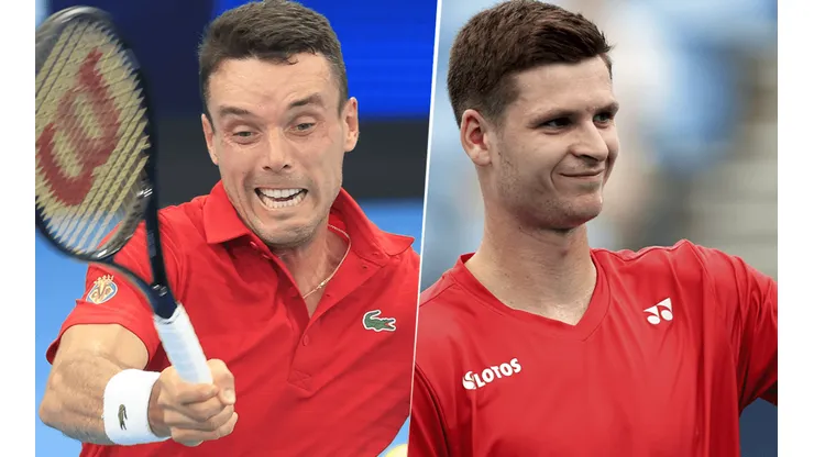 Roberto Bautista Agut vs. Hubert Hurkacz por la ATP Cup (Foto: Getty Images).