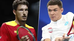 Pablo Carreño Busta vs. Kamil Majchrzak por la ATP Cup. (Fotos: Getty Images)