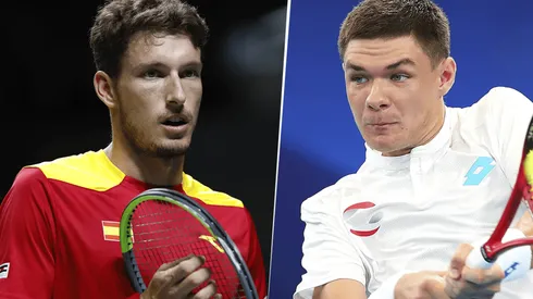 Pablo Carreño Busta vs. Kamil Majchrzak por la ATP Cup. (Fotos: Getty Images)