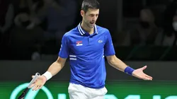Novak Djokovic en acción.