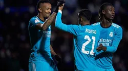 Real Madrid en festejo de gol.