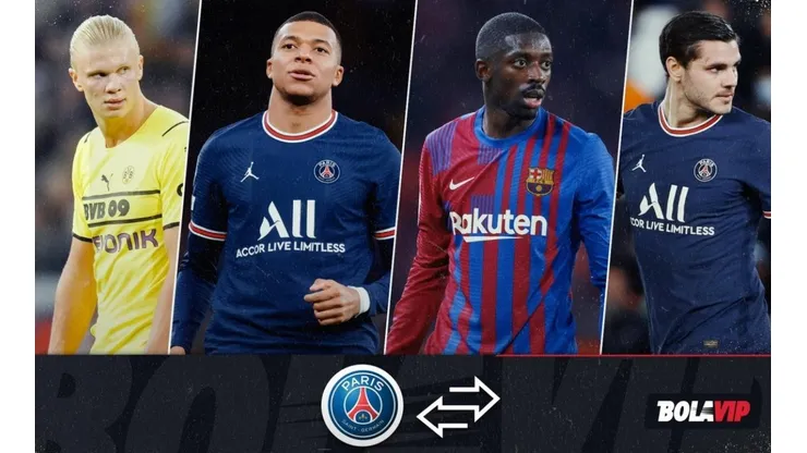 Haaland y Dembélé, en la órbita de PSG. ¿Qué pasará con Mbappé e Icardi?