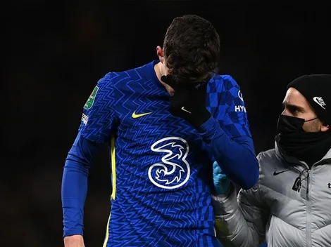Qué dolor: Kai Havertz se fracturo un dedo mientras hacía gol con Chelsea