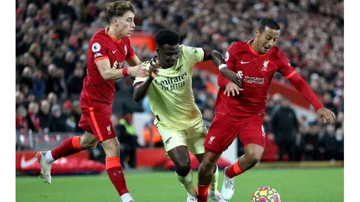 Último enfrentamiento entre Liverpool y Arsenal.
