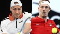 Jan-Lennard Struff vs. Denis Shapovalov por la ATP Cup (Foto: Getty Images).