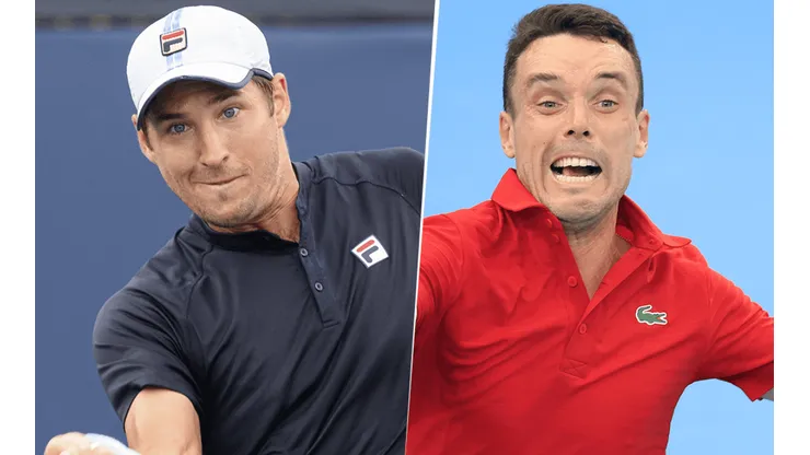 Dušan Lajović vs. Roberto Bautista Agut por la ATP Cup (Foto: Getty Images).