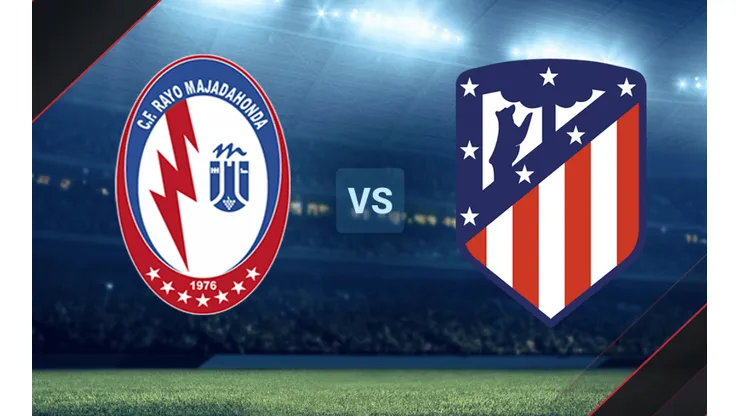 Majadahonda vs. Atlético Madrid por la Copa del Rey.