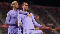 Luuk de Jong volvió a marcar para Barcelona.