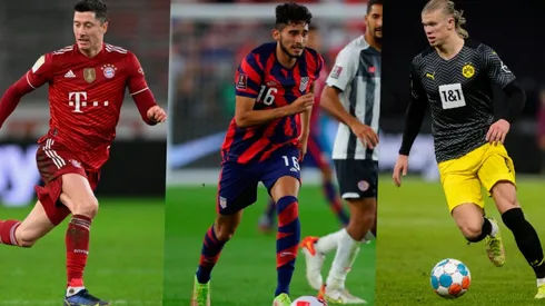 Robert Lewandowski, Ricardo Pepi, Erling Haaland