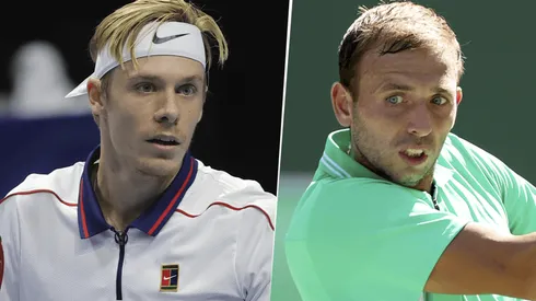 Denis Shapovalov vs. Daniel Evans por la ATP Cup. (Fotos: Getty Images)