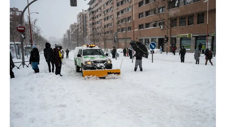 Invierno en Madrid.
