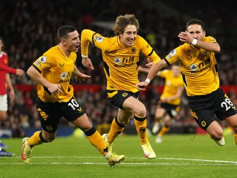 Golpe en Old Trafford: Wolves se llevó los puntos ante Manchester United