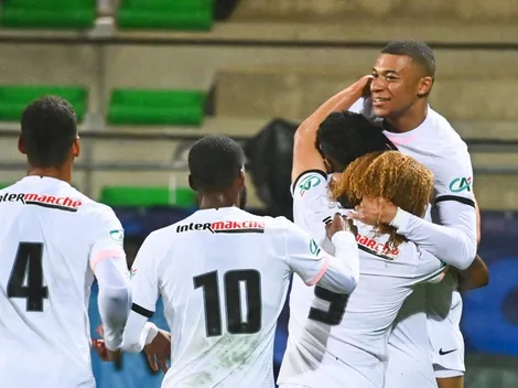PSG avanzó en la Copa de Francia con un triplete de Mbappé