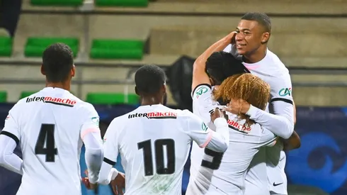 Mbappé convirtió un triplete en la Copa de Francia.