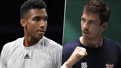 Félix Auger-Aliassime vs. Cameron Norrie por la ATP Cup. (Fotos: Getty Images)