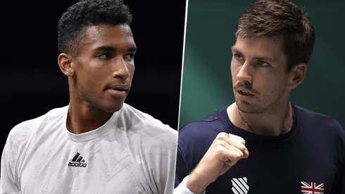 Félix Auger-Aliassime vs. Cameron Norrie por la ATP Cup. (Fotos: Getty Images)