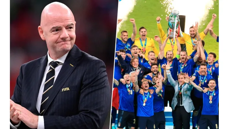 Gianni Infantino plantea una Eurocopa bianual