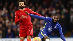 Mohamed Salah y Antonio Rüdiger