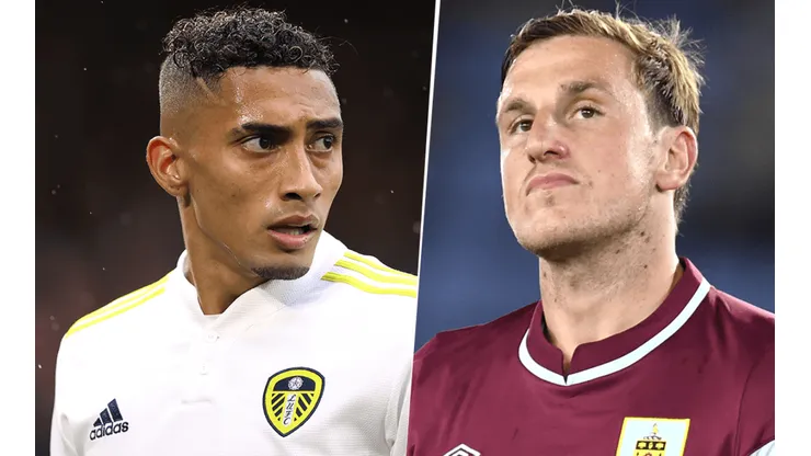 Leeds vs. Burnley por la Premier League (Fotos: Getty).
