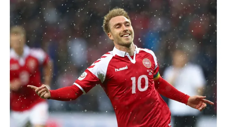 Christian Eriksen trabaja en su vuelta al fútbol.