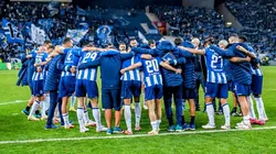 Porto en festejo en el Do Dragao.