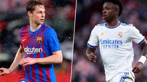 Frenkie de Jong y Vinícius Júnior.