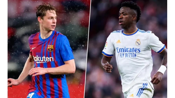 Frenkie de Jong y Vinícius Júnior.