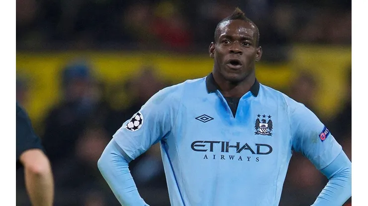 Mario Balotelli de jugador de Manchester City.
