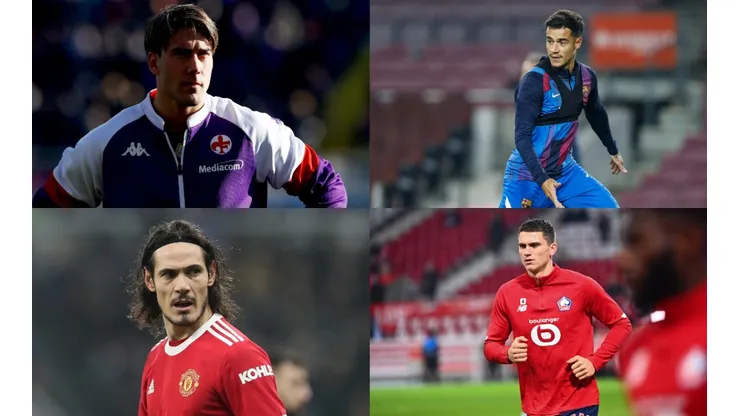 Dusan Vlahovic, Edinson Cavani, Coutinho y Botman, algunos de los protagonistas del mercado.