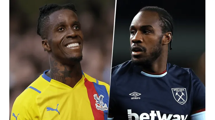 Crystal Palace vs. West Ham por la Premier League (Fotos: Getty).