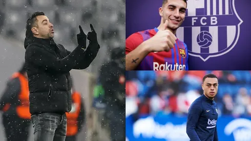 Xavi Hernández, Ferrán Torres y Sergiño Dest, protagonistas del mes de enero en Barcelona.