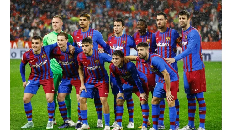 Jugadores del Barcelona.