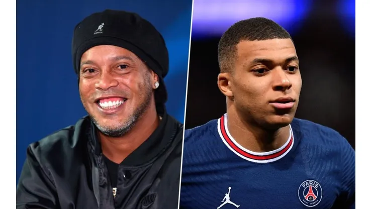 Ronaldinho empieza a jugar para PSG y le mete presión a Mbappé.