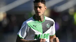 Gianluca Scamacca, delantero del Sassuolo.
