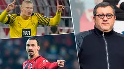 Erling Haaland, Zlatan Ibrahimovic, Mino Raiola