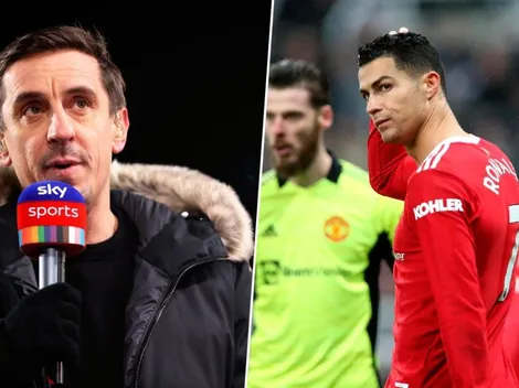 Gary Neville criticó a CR7 por no saludar a los hinchas: "No huyas así"
