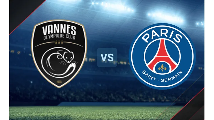 Vannes vs. PSG por la Copa de Francia.
