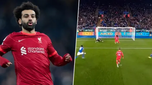 Mohamed Salah erró un gol increíble para Liverpool.