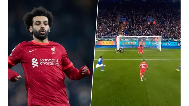 Mohamed Salah erró un gol increíble para Liverpool.