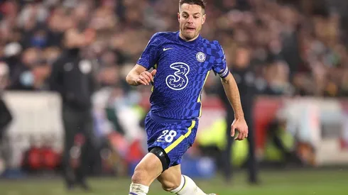 Azpilicueta en acción con Chelsea.