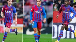 Frenkie De Jong, Philippe Coutinho, Ousmane Dembélé