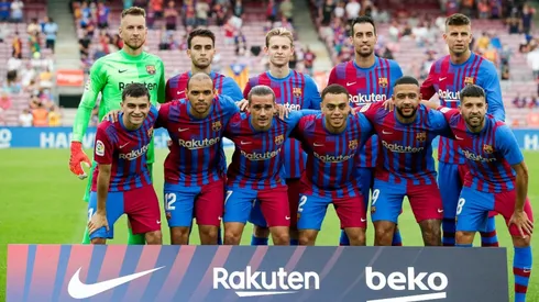 Jugadores del Barcelona.