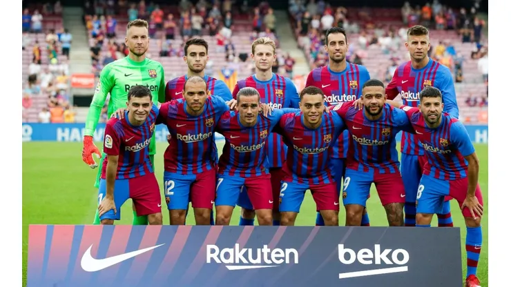 Jugadores del Barcelona.