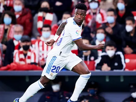 Entre lágrimas: Vinicius cumplió el sueño de un fanático argentino